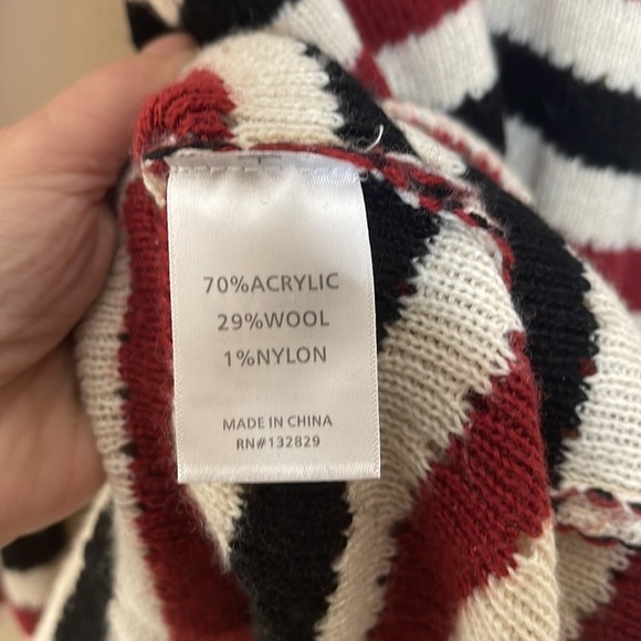 Tularosa Presley Striped Duster Knit Cardigan Size Large - Picture 7 of 8